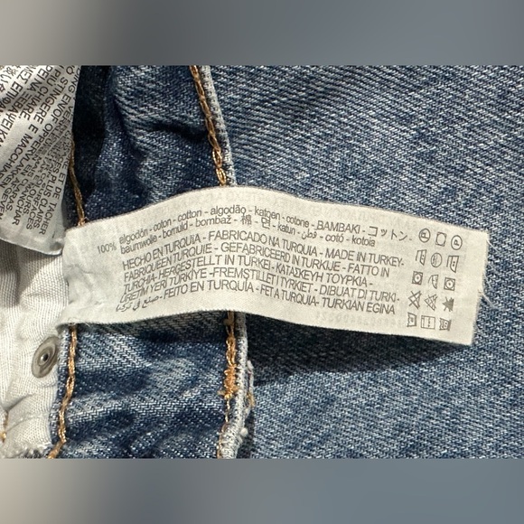 🌟Like New🌟 Zara: Wide Leg Distressed Women's Jeans- Size 0 - Picture 13 of 13